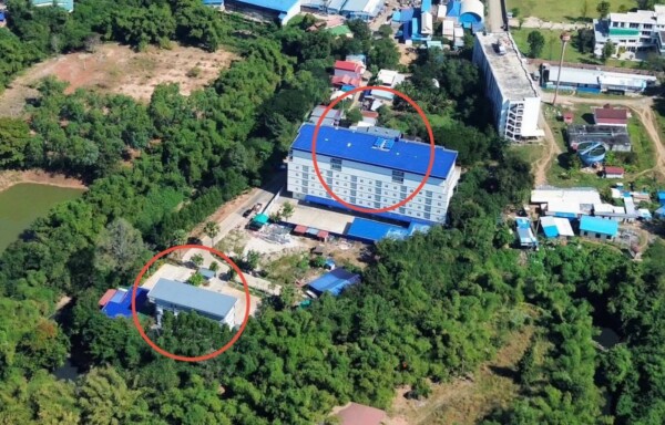 กกล.บูรพา ปฏิบัติการทำลายเป้าหมายอาคาร 2 หลัง บริเวณฝั่งปอยเปต ตรงข้าม ต.ท่าข้าม อ.อรัญประเทศ