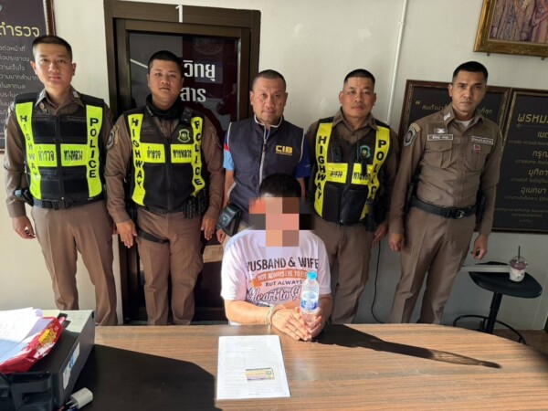 ตำรวจทางหลวงนครปฐม รวบหนุ่มมีหมายจับคดีลักทรัพย์ตัดสายไฟตามโรงงาน ความเสียหายประมาณล้าน บาท