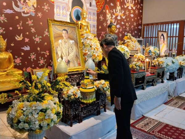 เชียงใหม่- ผู้ทรงคุณวุฒิ สำนักงานตำรวจแห่งชาติ ร่วมพิธีบำเพ็ญกุศลสวดพระพุทธมนต์ และเจริญจิตตภาวนาอุทิศถวาย แด่สมเด็จพระนางเจ้าสิริกิติ์ พระบรมราชินีนาถ พระบรมราชชนนีพันปีหลวง