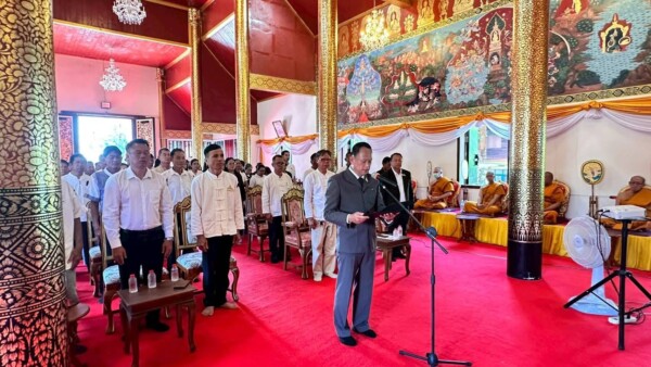 นายก ทต.หงาว รวมพลังสร้างสัปปายะสู่วัดด้วยวิถี 5ส เนื่องในวันวันเฉลิมพระชนมพรรษาพระบรมราชินี