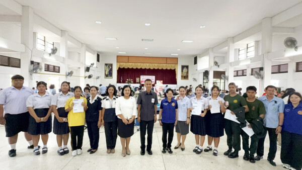 สุพรรณบุรี กาชาดสุพรรณรับบริจาคโลหิตเตรียมพร้อมในการช่วยเหลือผู้ป่วย